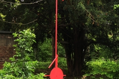 zeit-der-schamanenzeichen-1holzschallplattefarbehöhe-285cm2019